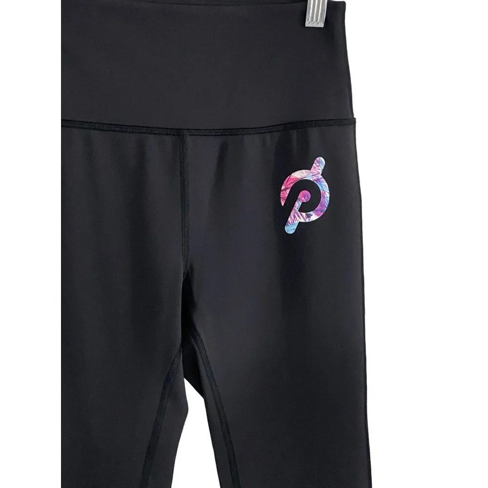 Peloton Move Scalloped Hem High Rise Leggings Black-sz Small - Picture 9 of 12
